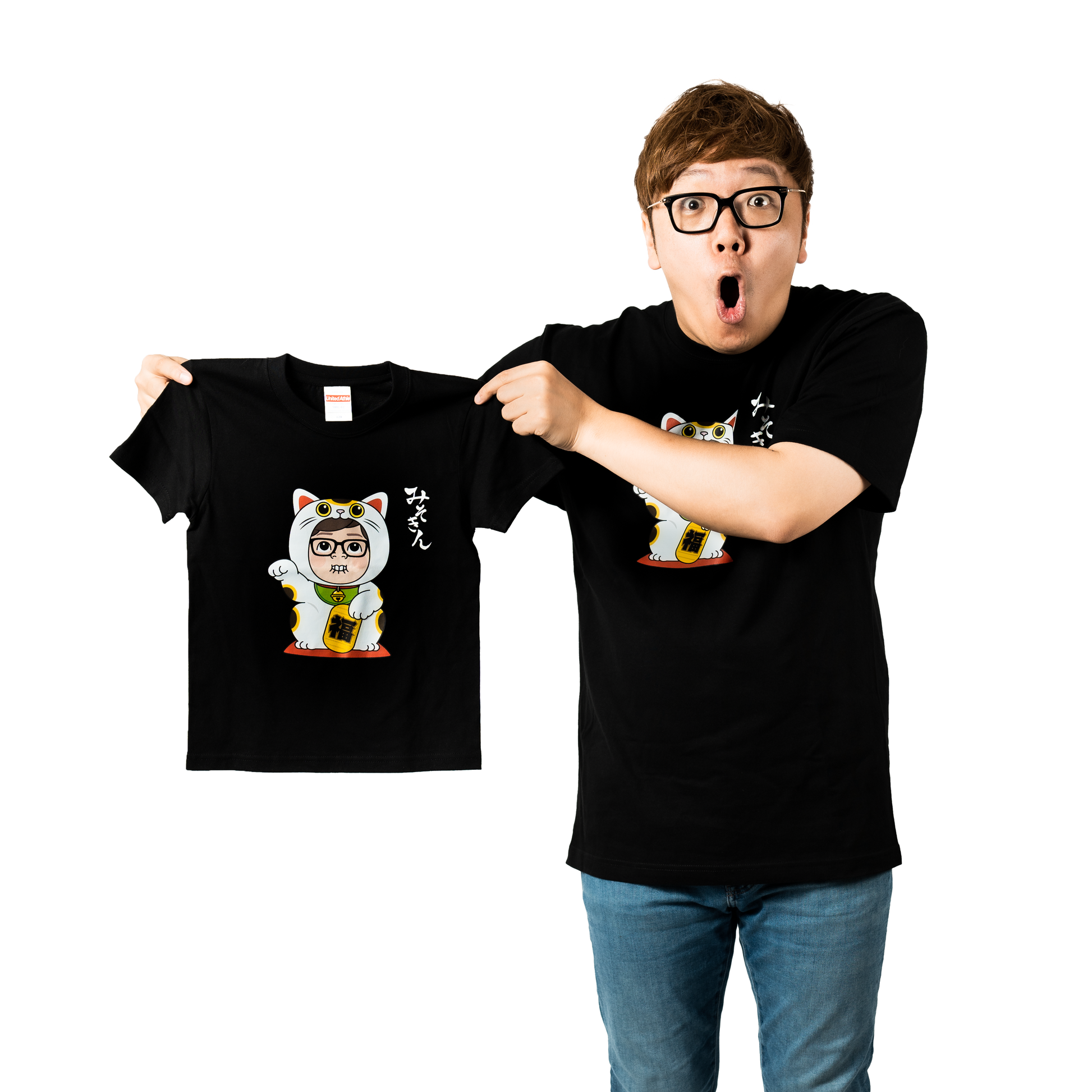 みそきん招き猫キンTシャツ